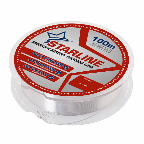 Леска IAM STARLINE 100m Прозрачный d0.181