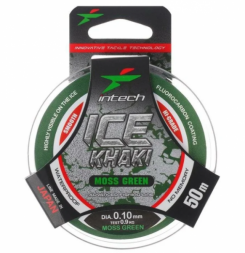 Леска Intech Ice Khaki moss green 0.148 50м