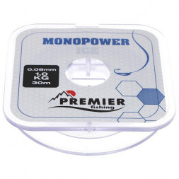 Леска Primier Fishing Monopower Ice Clear Nylon 0.20мм 30м