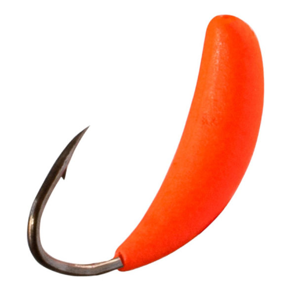 Мормышка ЛЕВША Банан 0.5/6 красный fluo