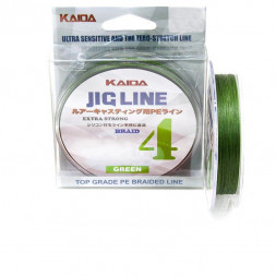 Плетенка KAIDA16 JIG LINE BRAID зеленый  100м 0,16мм