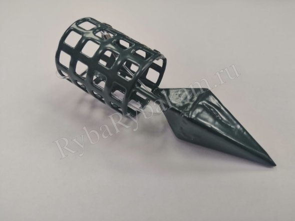 Кормушка Vikfish сербская пуля D30, 70 гр. леска, водоросли