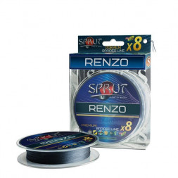 Леска плетеная Sprut Renzo Soft Premium X 8 Space Gray 0.25 140м