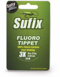 Леска флюорокарбон Sufix Fluoro Tippet Clear 25м 0.178мм 2.3 кг