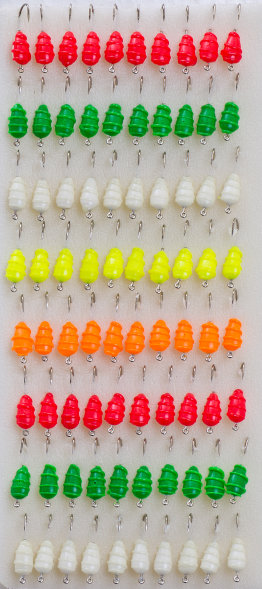 Мормышка фосфор Lumicom пласт. №4/6 80шт