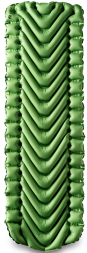 KLYMIT Надувной коврик Static V pad Green, зеленый