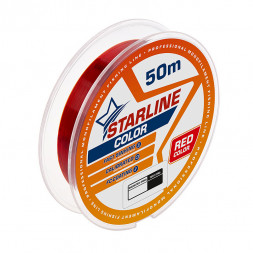 Леска IAM STARLINE 50m Красный d0.148