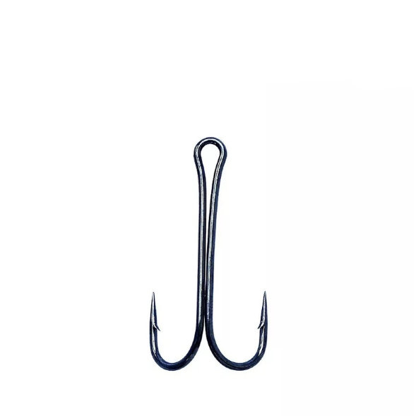 Крючок двойной Misago Long Double 11040 №1/0 26 шт, черный никель, Корея