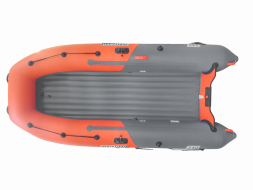 Надувная лодка Boatsman 340AS НДНД Sport графитово-оранжевый