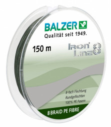 Шнур Balzer Iron Line 8x Green  0,14 мм 150 м 10,7 кг