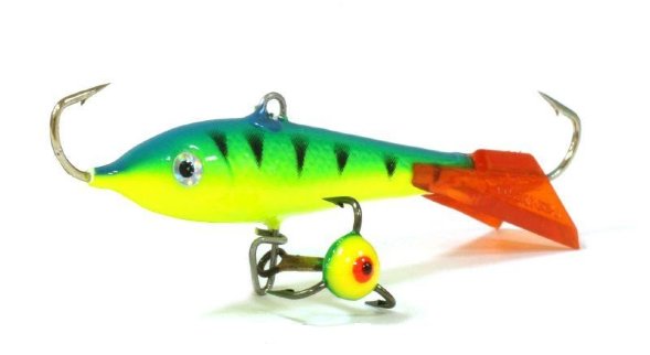 Балансир рыболовный для зимней рыбалки Lucky John Classic 60мм + тройник 81601-36RT