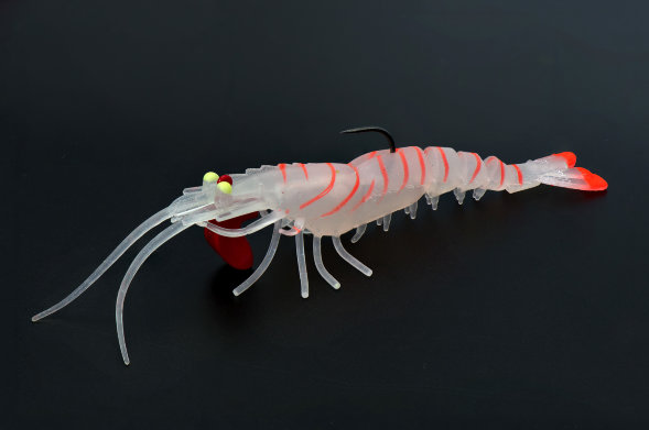 Креветка оснащенная Live Cherabin, размер 50 мм вес 3,7 гр цвет 032 2 шт