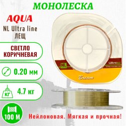 Леска Aqua NL Ultra Bream лещ 0.20 100м