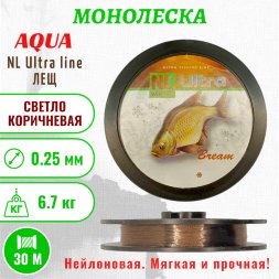 Леска Aqua NL Ultra Bream лещ 0.25 30м