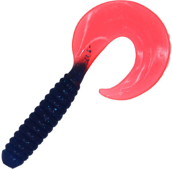 Мягкая приманка Brown Perch Lamprey BC Синий/Красный 110мм 11гр цвет 104 2 шт