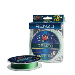 Леска плетеная Sprut Renzo Soft Premium X 8 Dark Green 0.25 140м